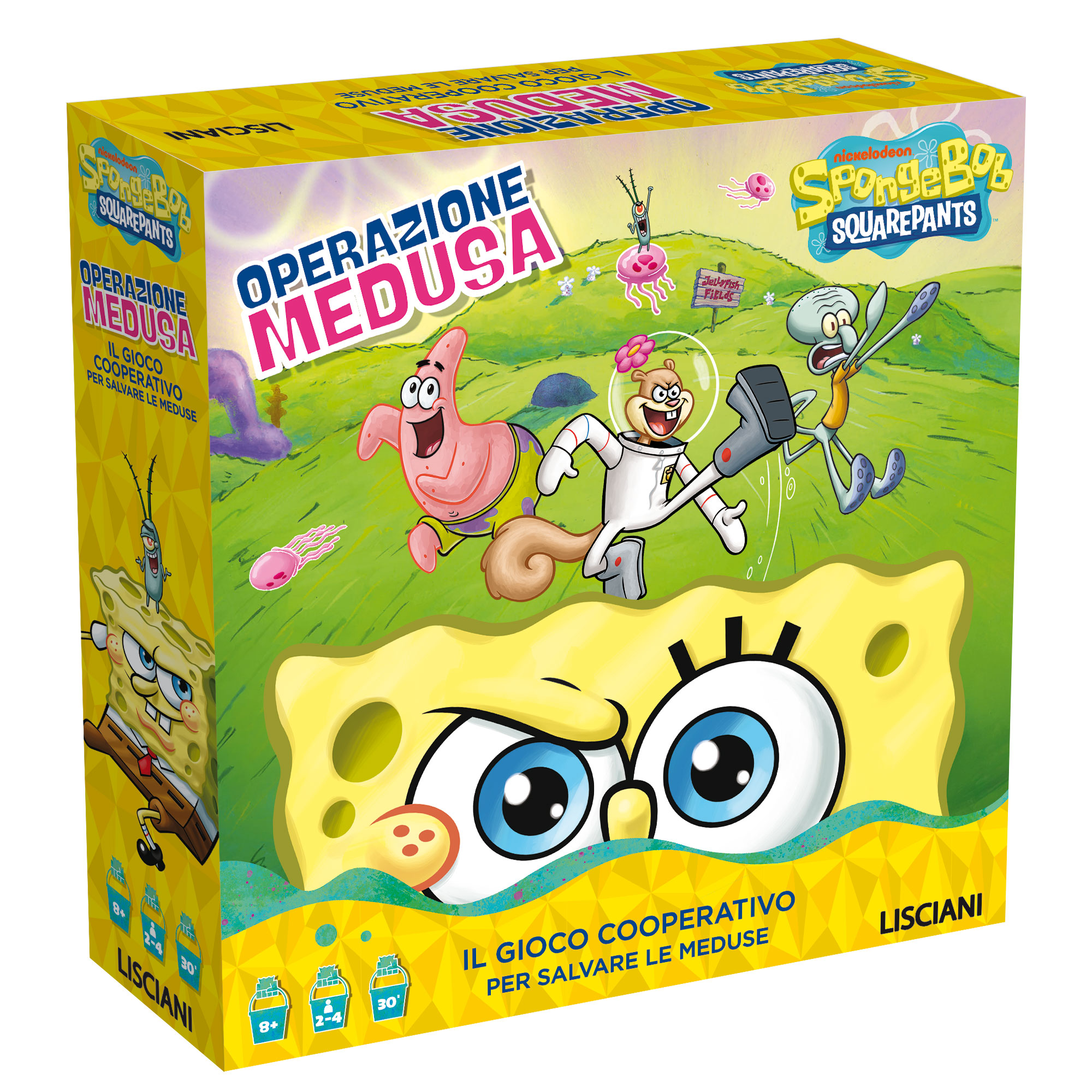 Lisciani SpongeBob Operazione Medusa gioco società cooperativo