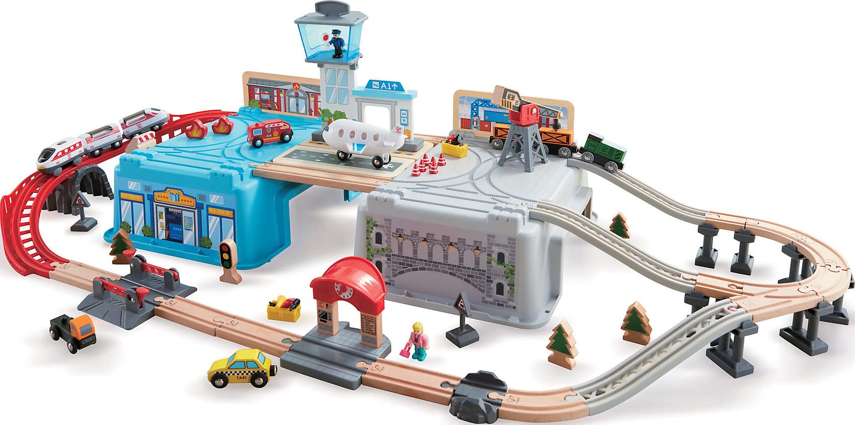 Hape Mega Metropoli pista treno 80 pezzi città