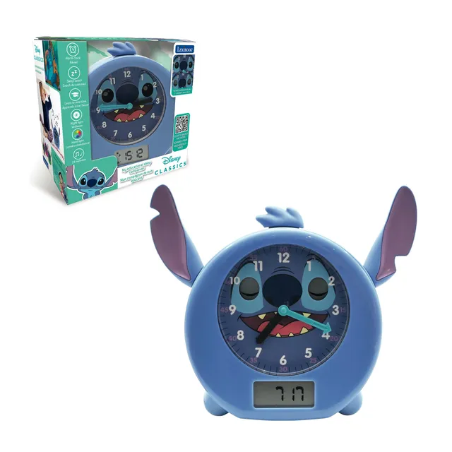 Lexibook Stitch RLT100DLXB sveglia bambini luce notturna blu