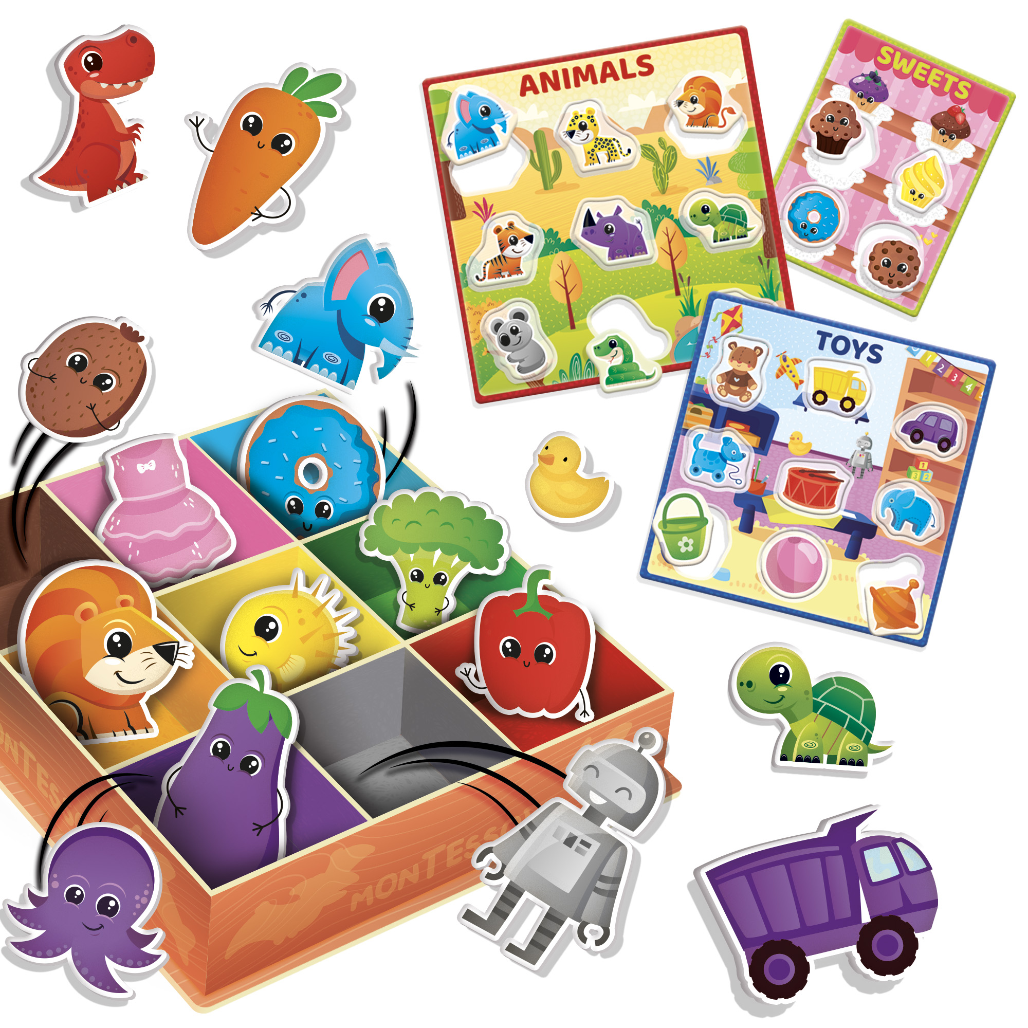 Lisciani Montessori Baby Box Colours gioco colori