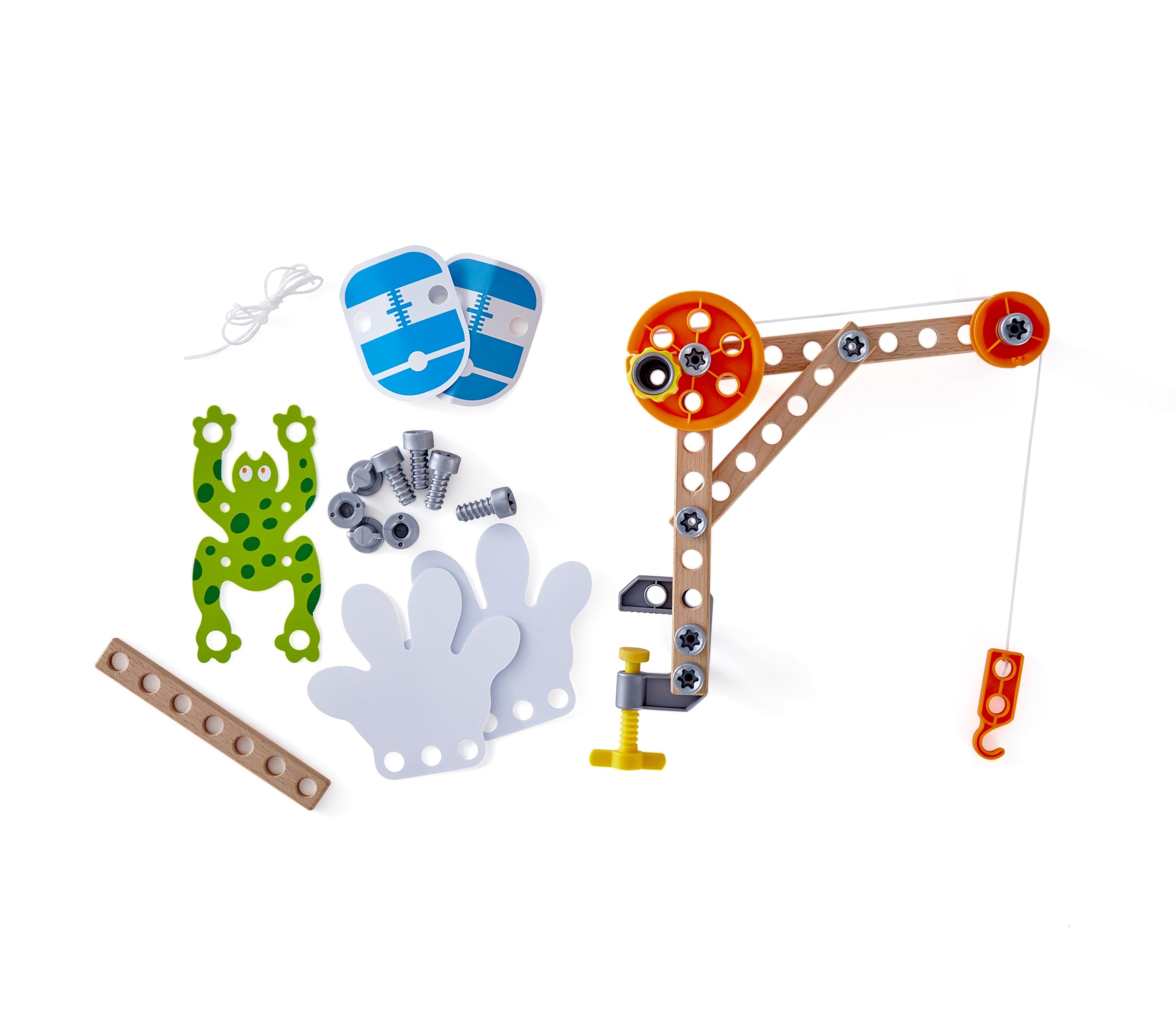 Hape Junior Inventor banco lavoro legno Medium 58 pezzi