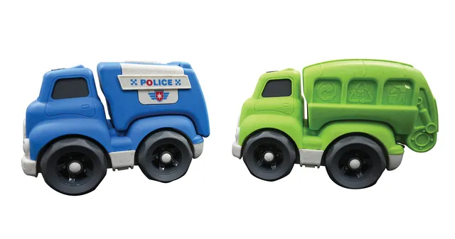 Lexibook Bio Toys BIOC06 macchinine polizia e rifiuti