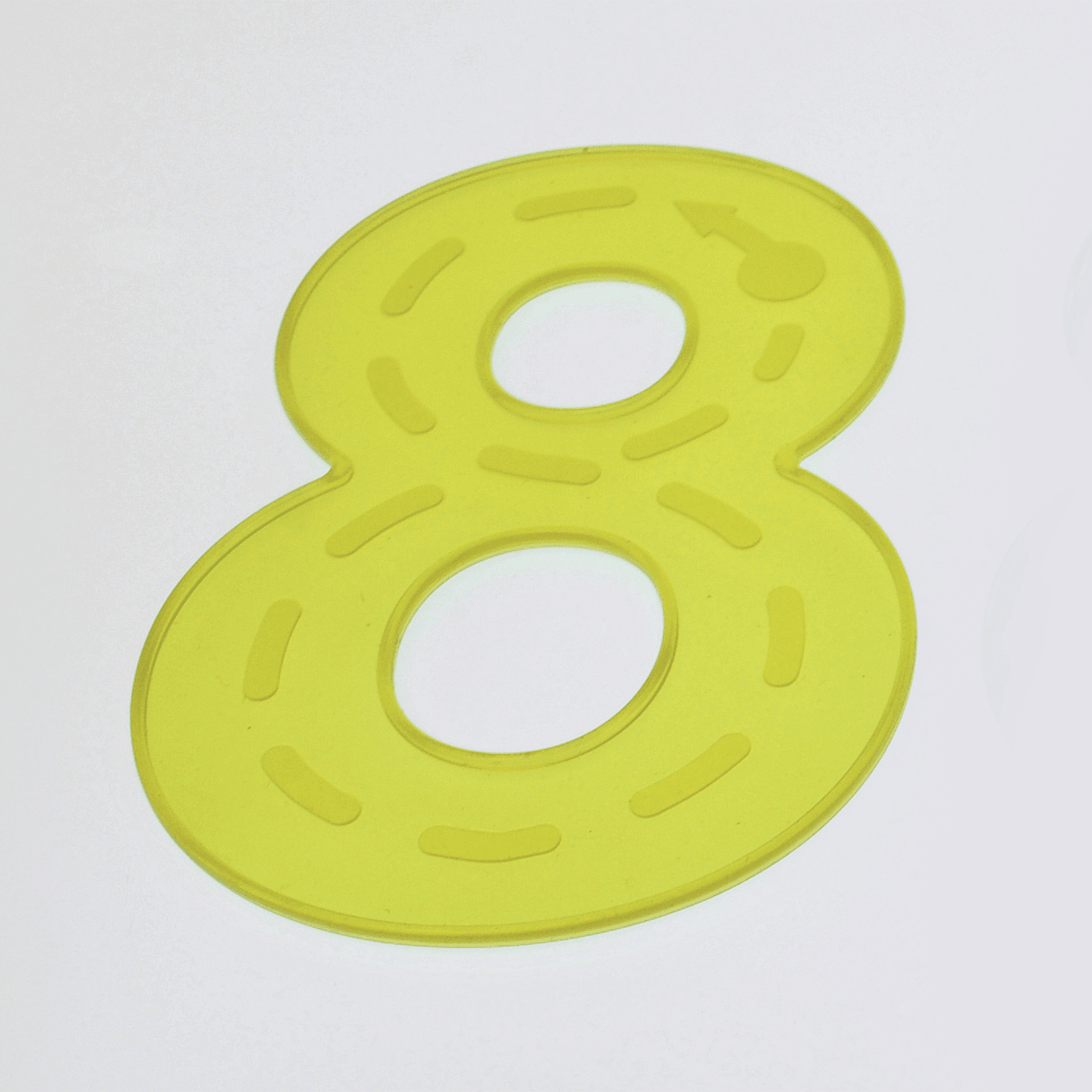 Tickit SiliShapes Trace Numbers numeri silicone gialli tattili