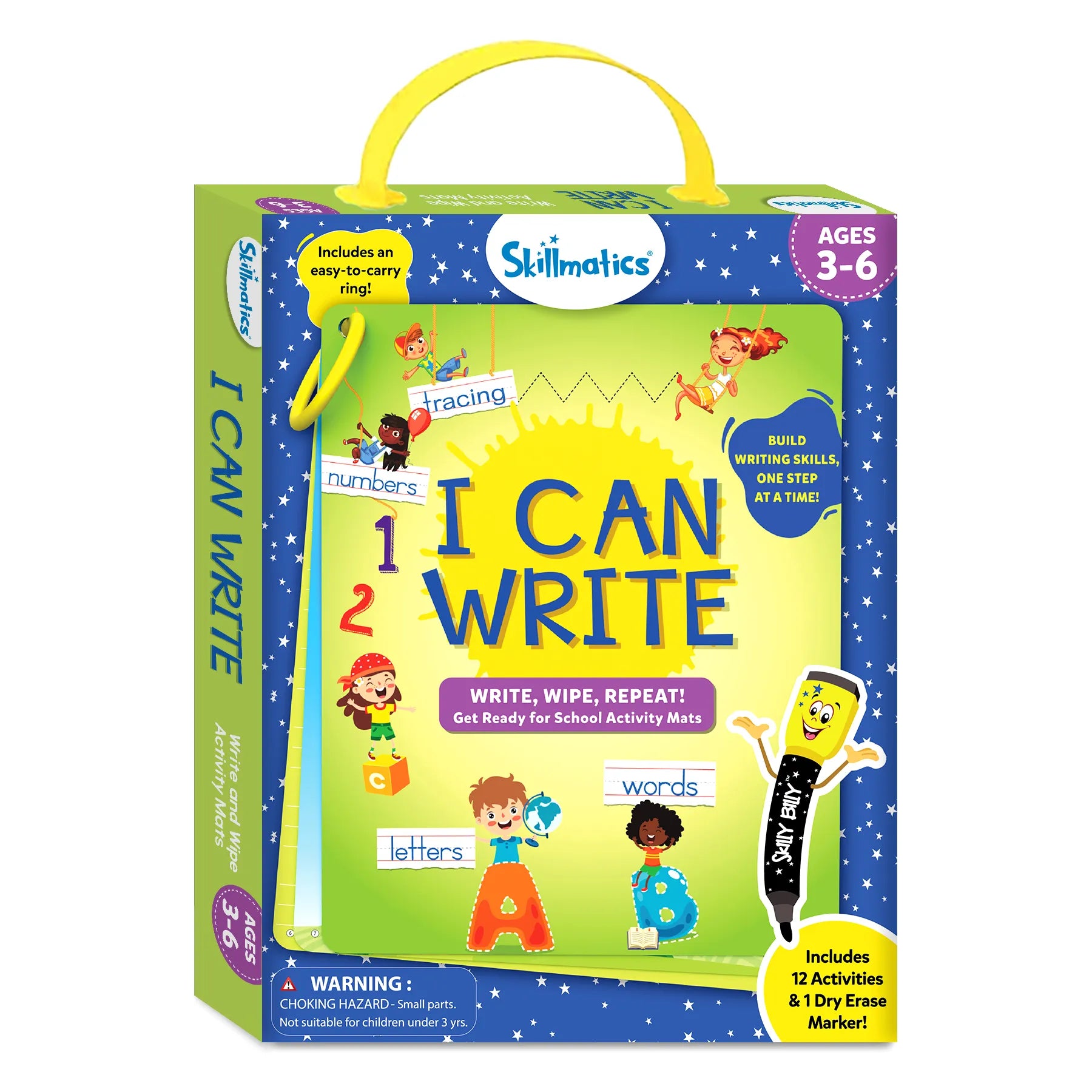 Skillmatics I Can Write tappetini attività prescolari 3-6 anni