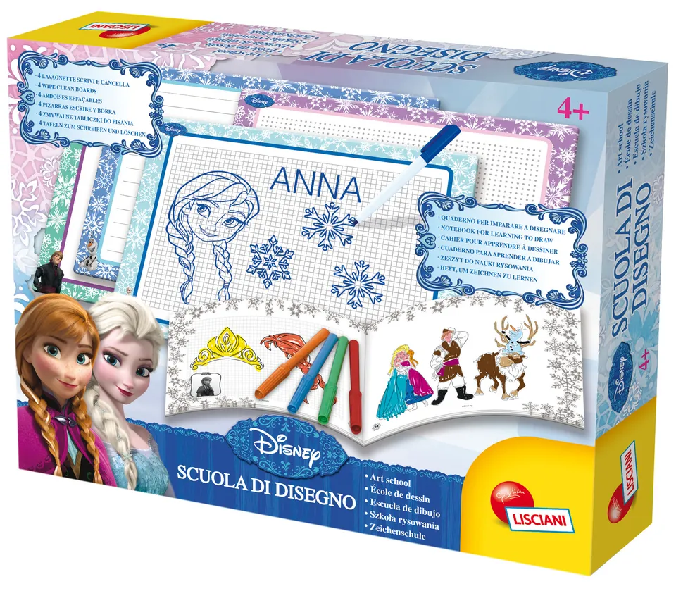 Lisciani Scuola di Disegno Frozen kit disegno lavagnette