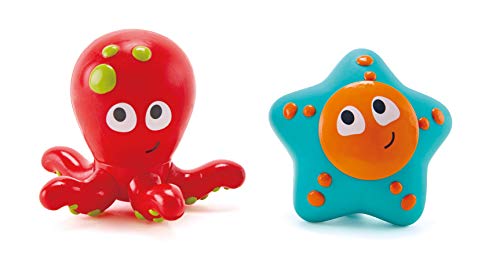 Hape Fondo Oceanico spruzzini bagnetto polpo e stella 2 pezzi