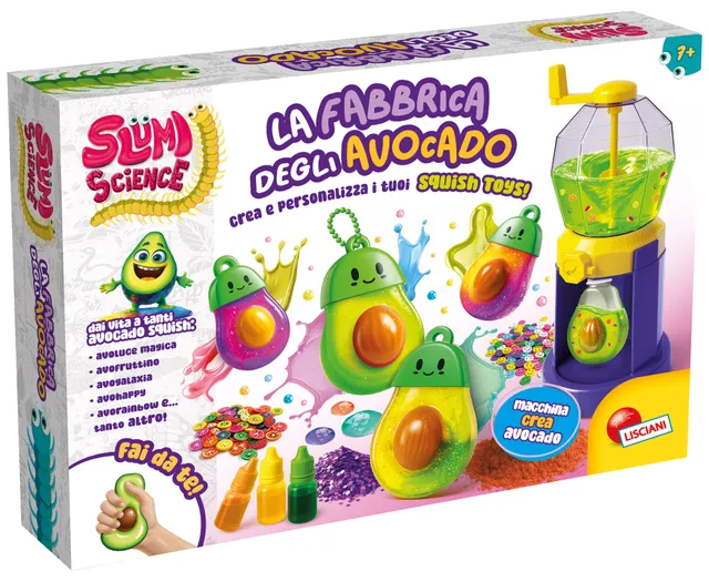 Lisciani Slumi Science La Fabbrica degli Avocado kit squishy
