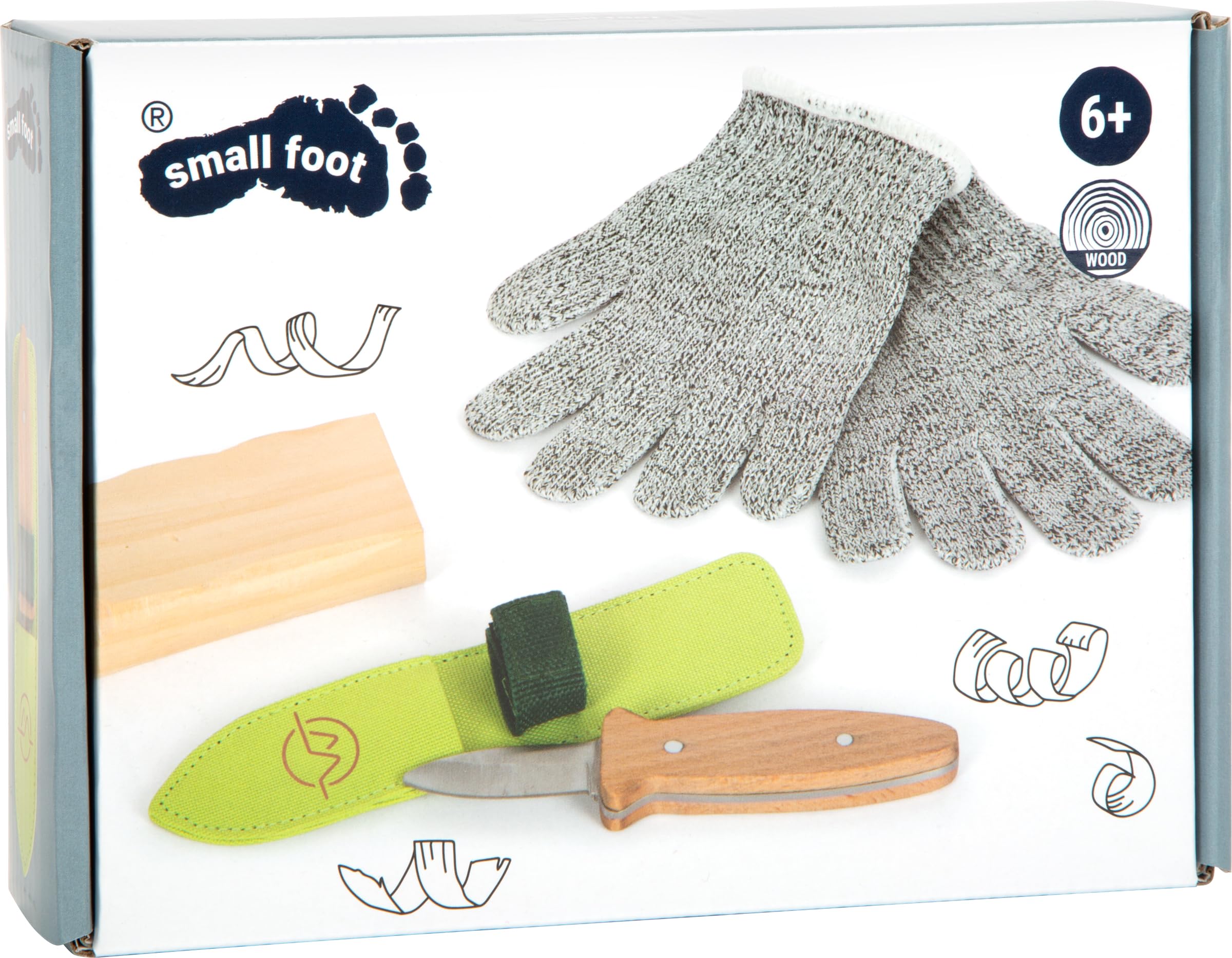 smallfoot Discover Set coltello intaglio bambini punta smussata