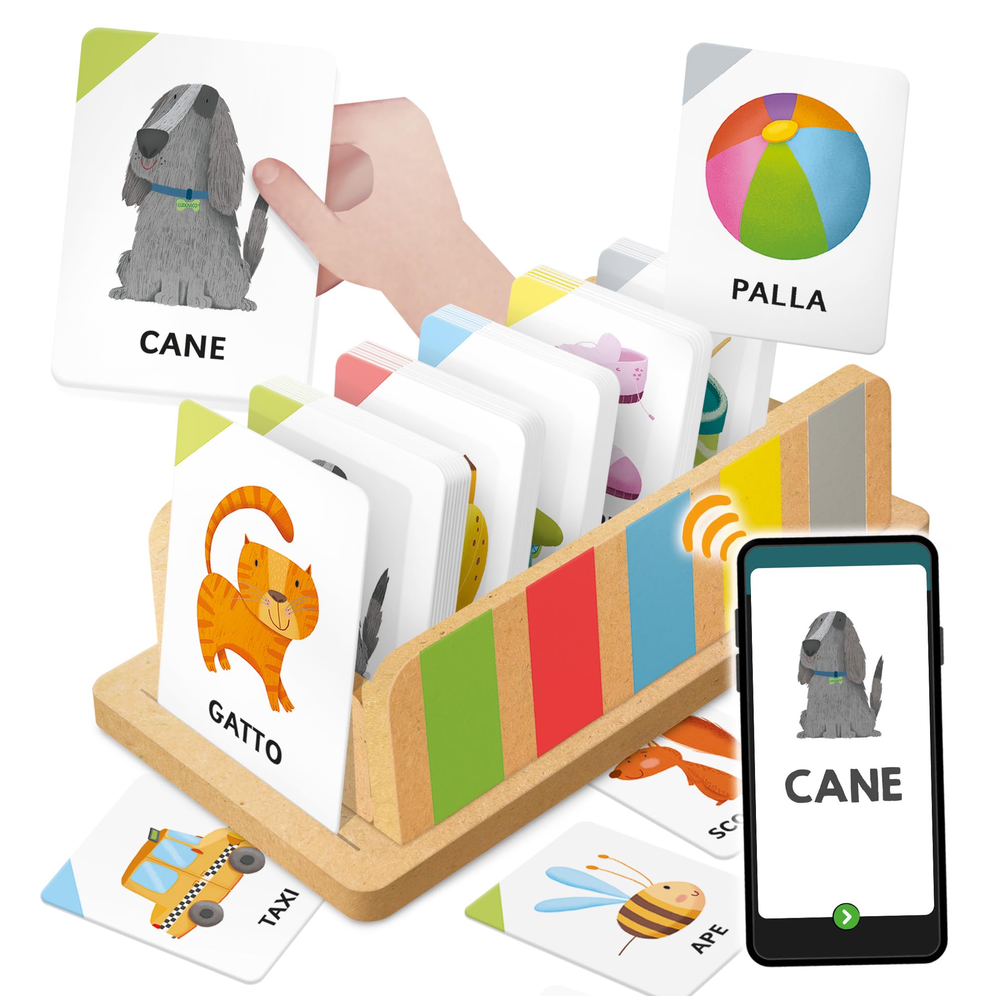 Headu 100 Parole cofanetto flashcards bambini 2-4 anni