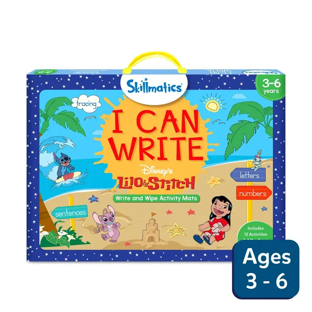 Skillmatics I Can Write Lilo Stitch schede didattiche 3-6 anni