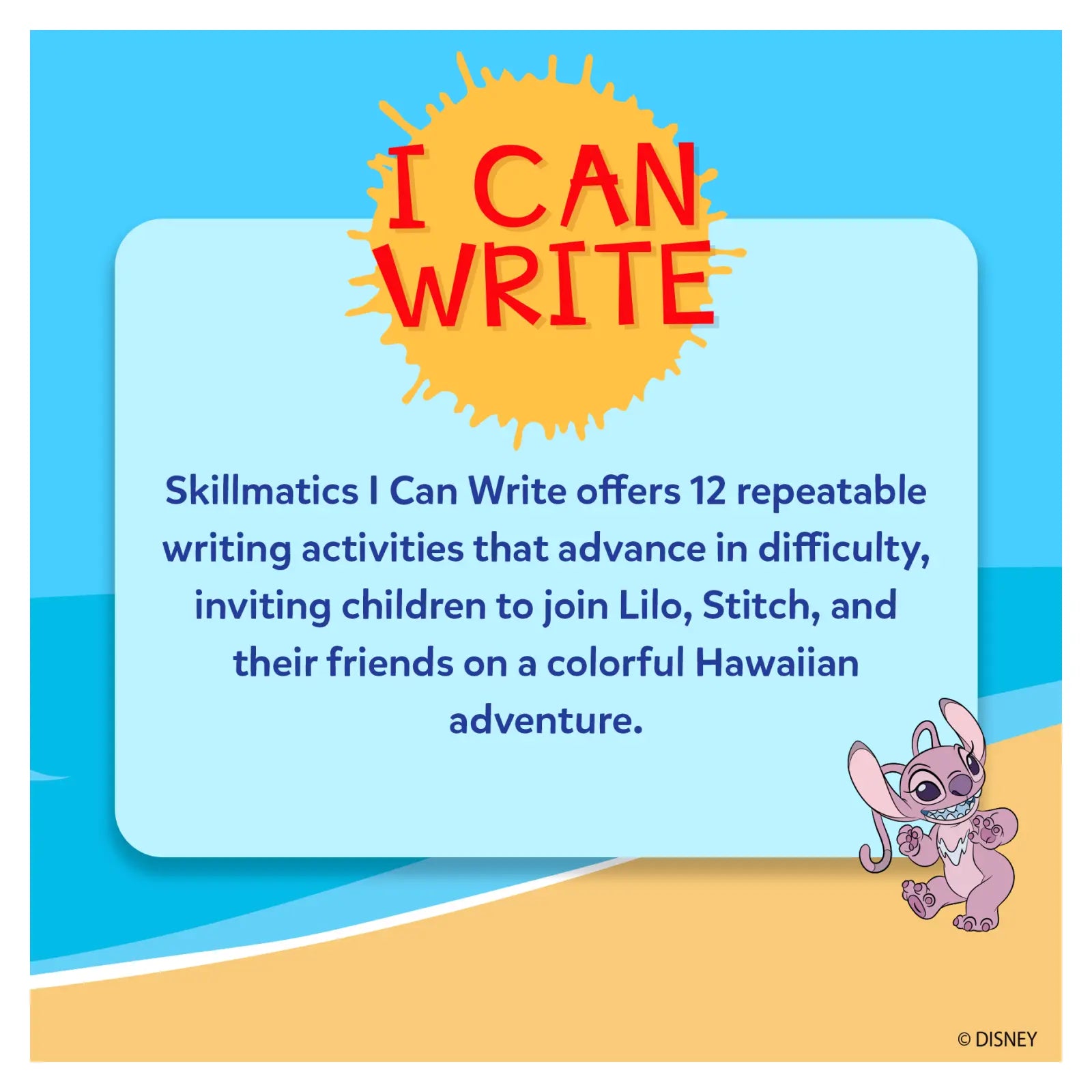 Skillmatics I Can Write Lilo Stitch schede didattiche 3-6 anni