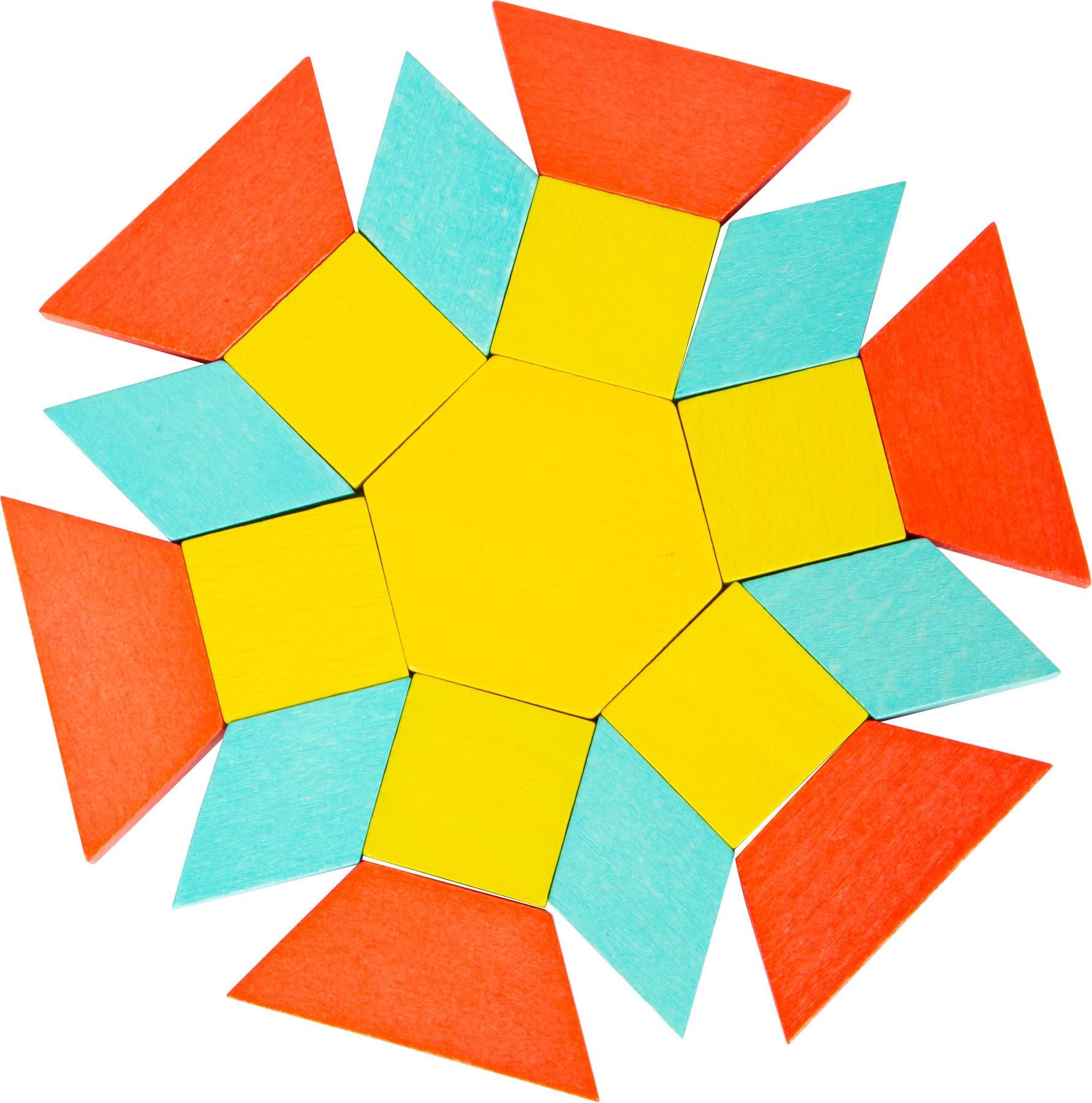 smallfoot 11691 Tangram XL mosaico 250 pezzi legno 3 anni