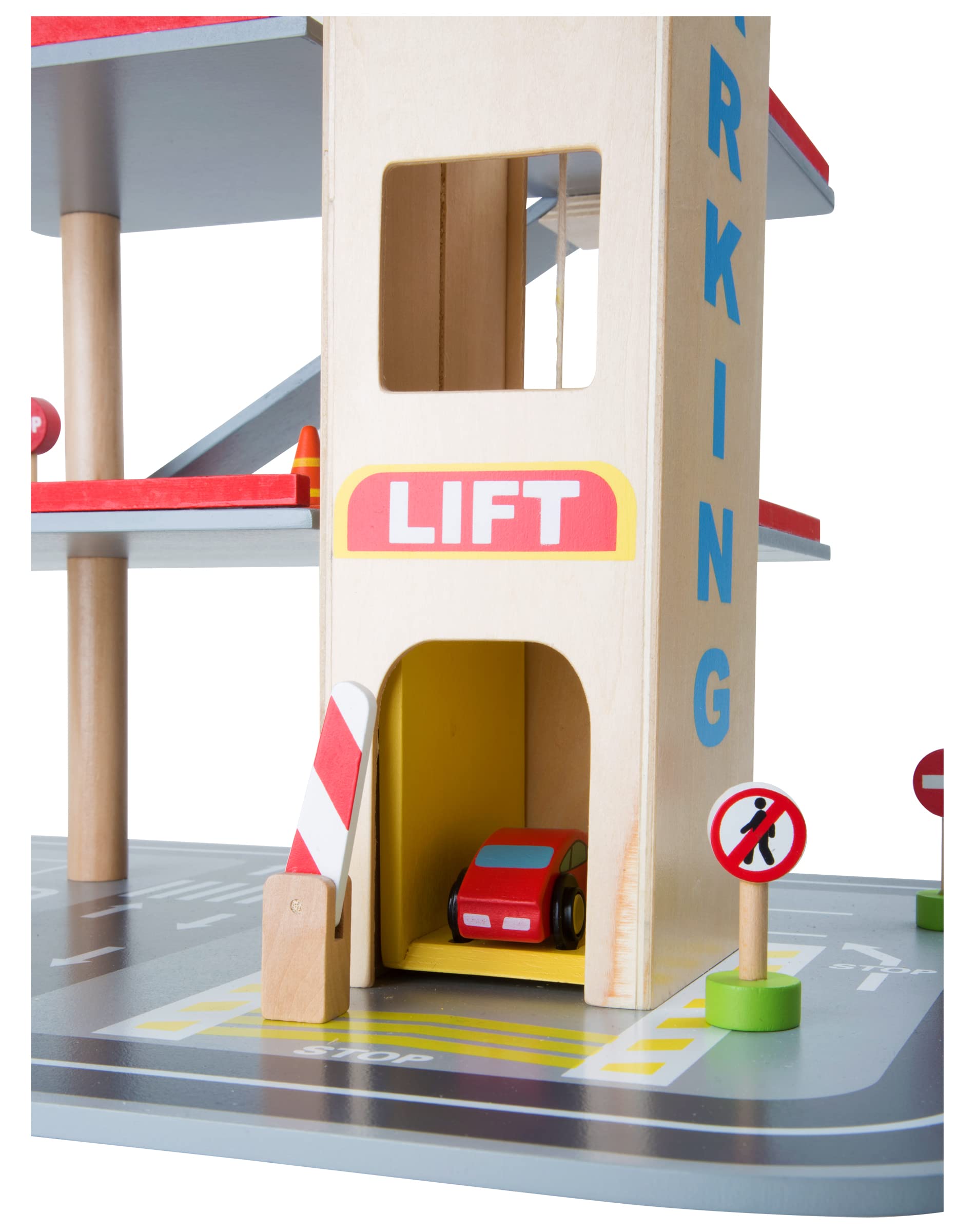 smallfoot 4777 parcheggio Discesa rapida legno 3 piani