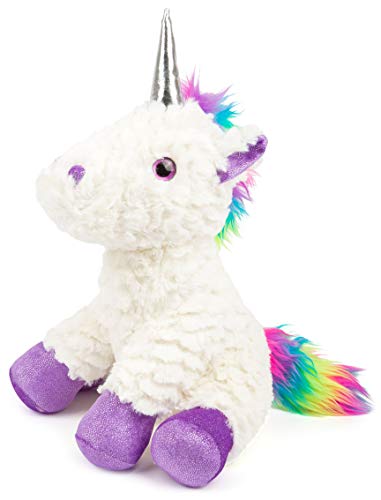 smallfoot 11477 unicorno peluche 30 cm bianco