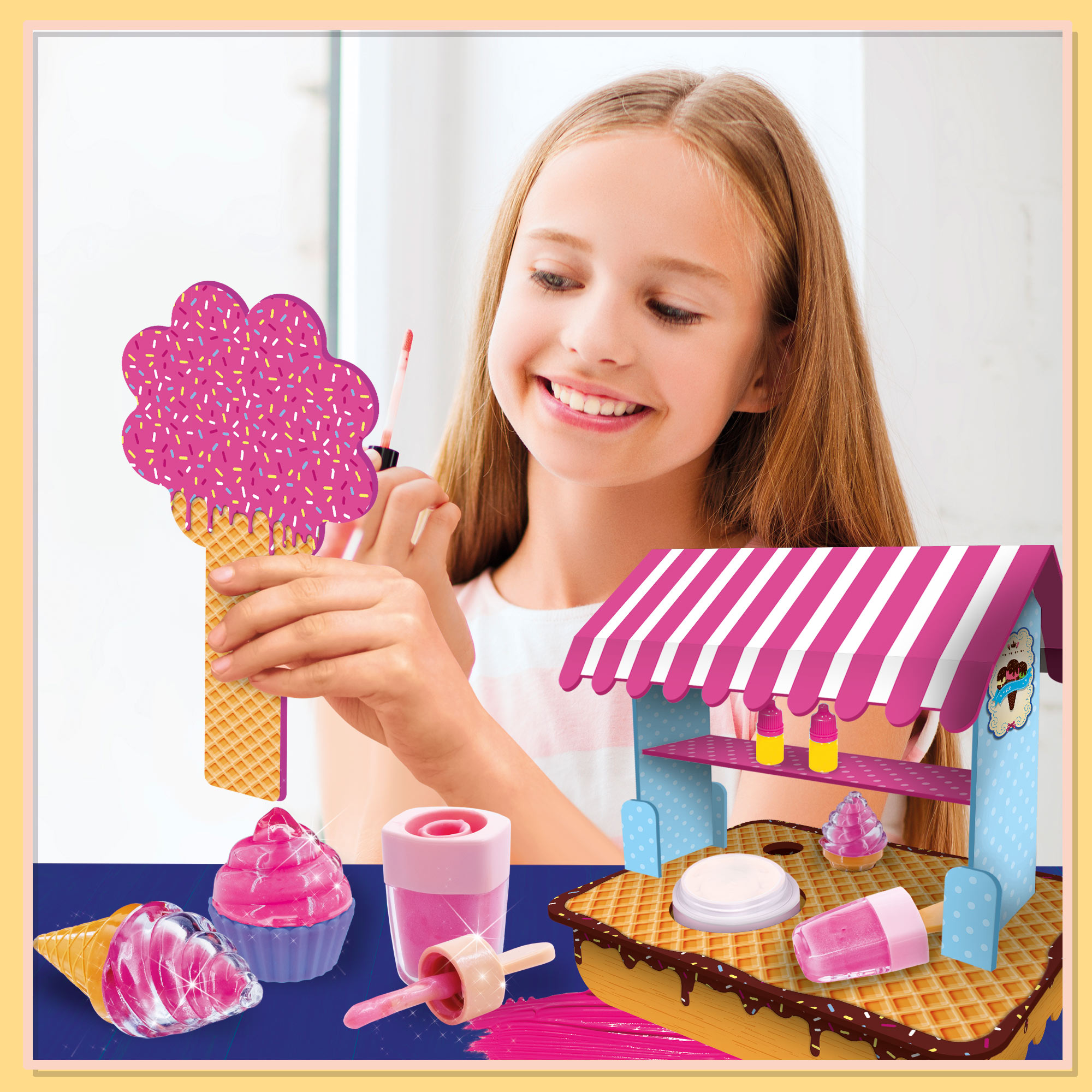 Lisciani I'm a Genius Laboratorio Rossetti kit make up 2 in 1