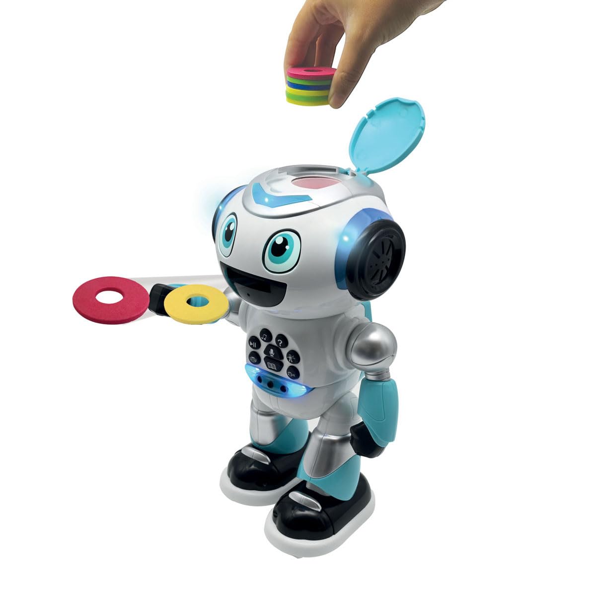 Lexibook Powerman Advance ROB28ES robot telecomandato spagnolo programmabile