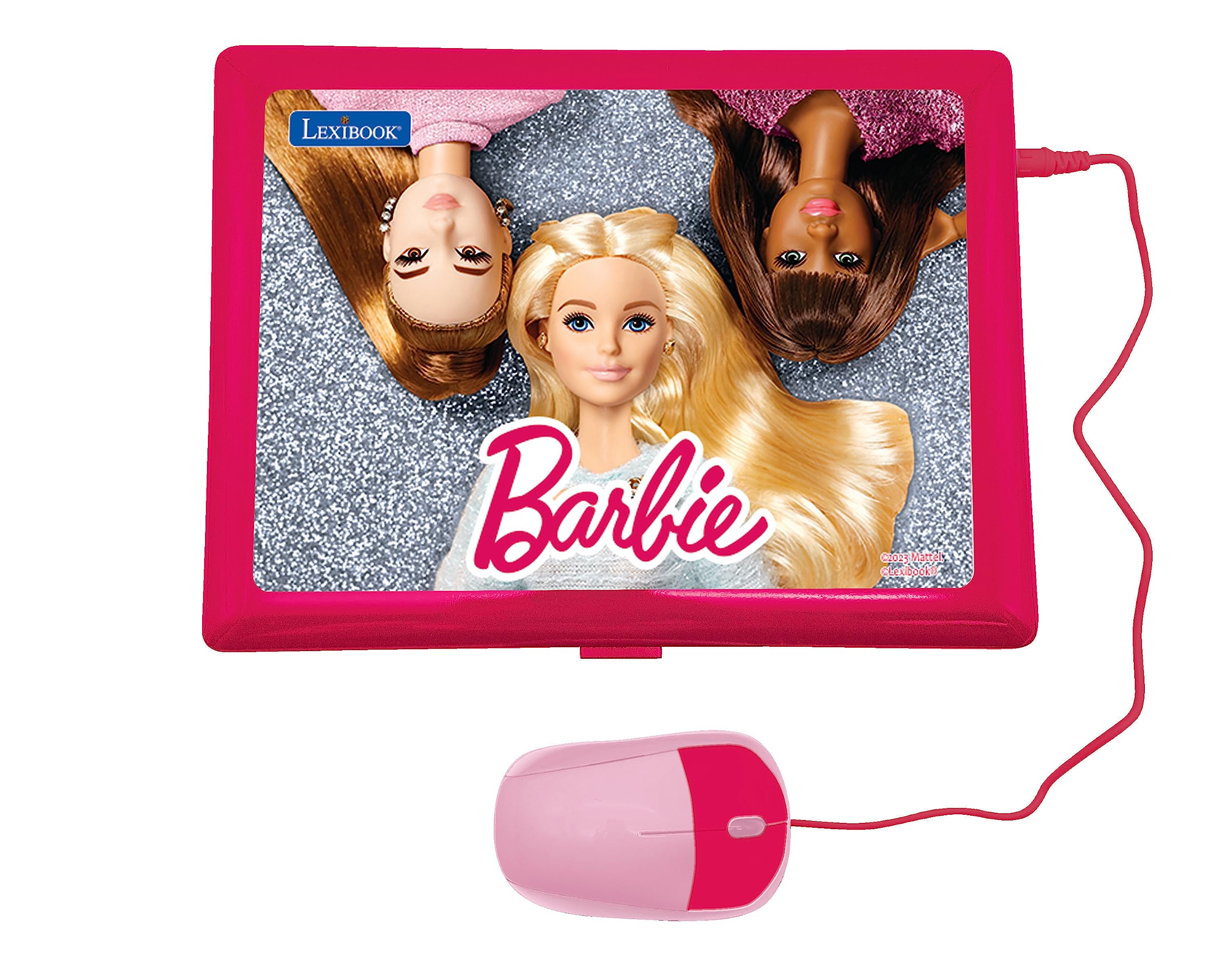 Lexibook Barbie JC598B computer bambini rosa bilingue 124 giochi