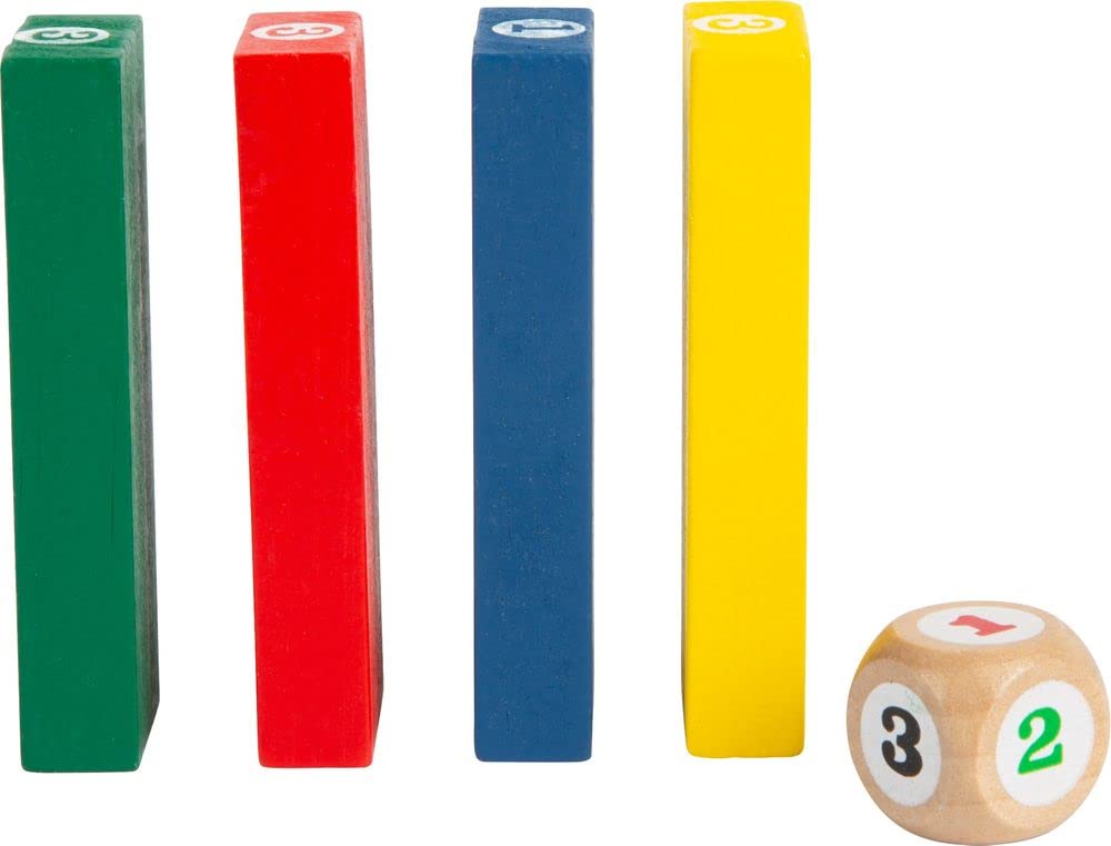 smallfoot 5260 torre con numeri gioco di abilità in legno