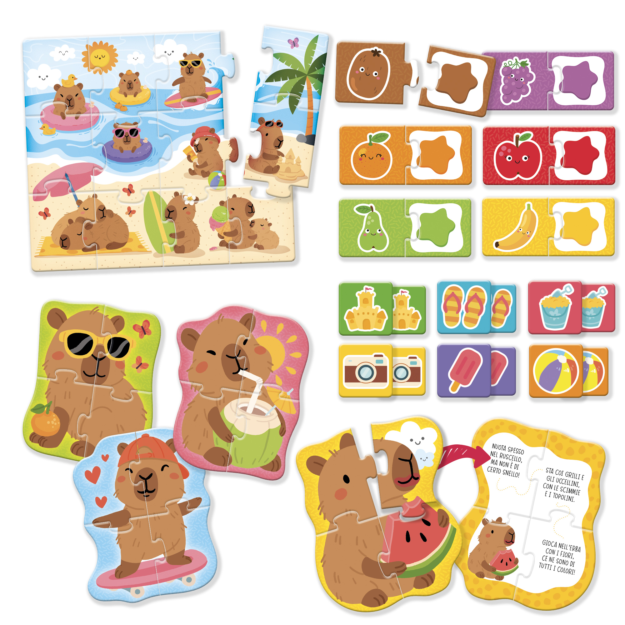 Lisciani Carotina Baby 10 Giochi Capibara giochi educativi 2 anni