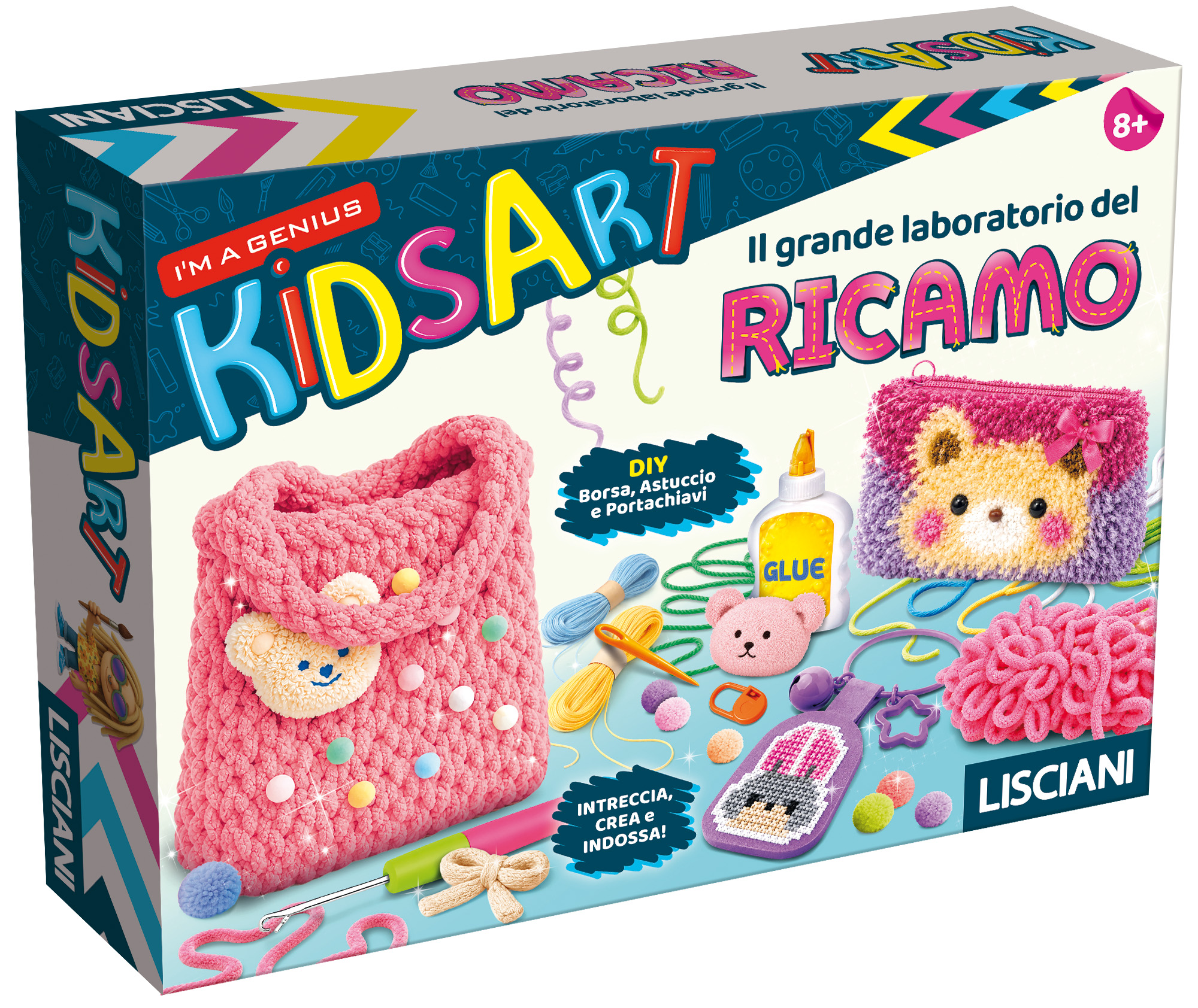 Lisciani I'm a Genius Grande Laboratorio Ricamo kit creativo