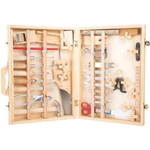 smallfoot Deluxe valigia attrezzi legno 48 pezzi