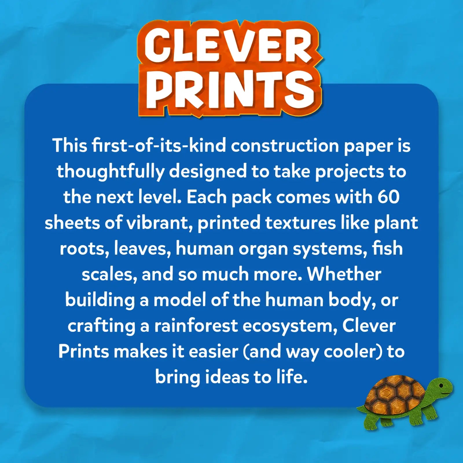 Skillmatics Clever Prints Life Science cartoncino 60 fogli scienze