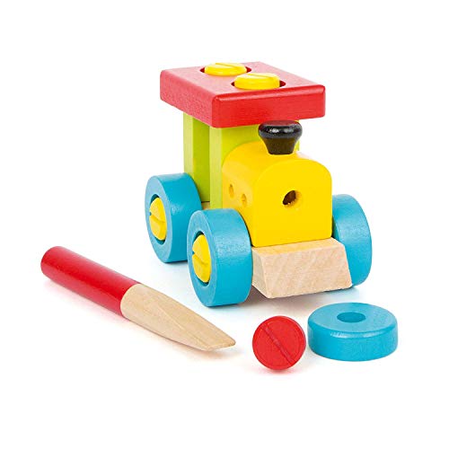 smallfoot 10955 locomotiva in legno multicolore