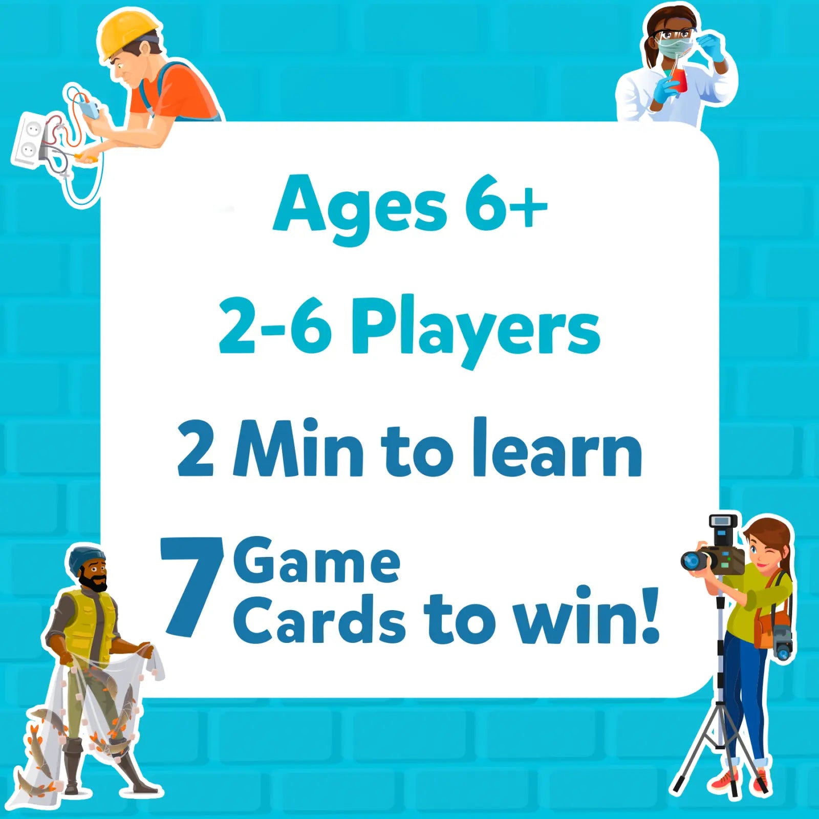 Skillmatics Guess in 10 Inspiring Professions gioco carte mestieri