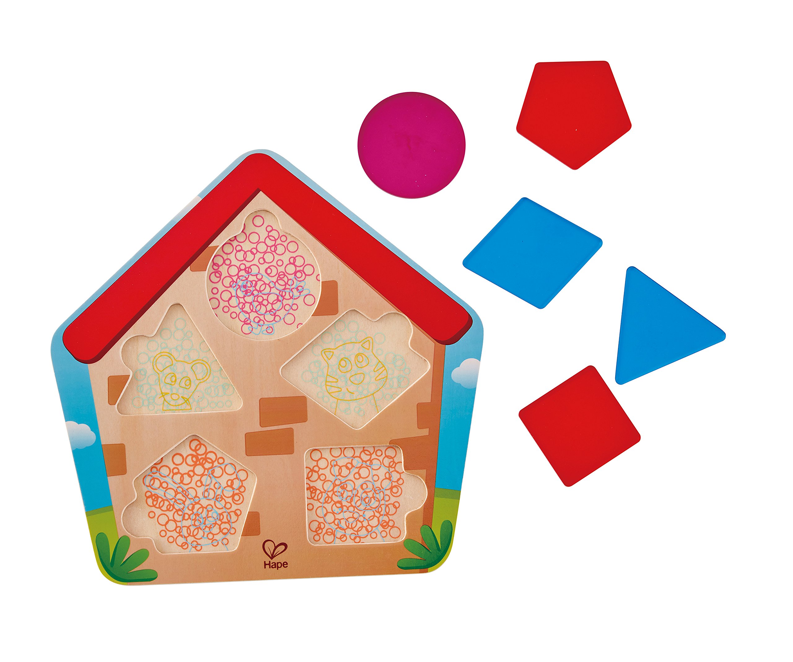 Hape E1613 Puzzle in Legno Colorato per Bambini 24 Mesi