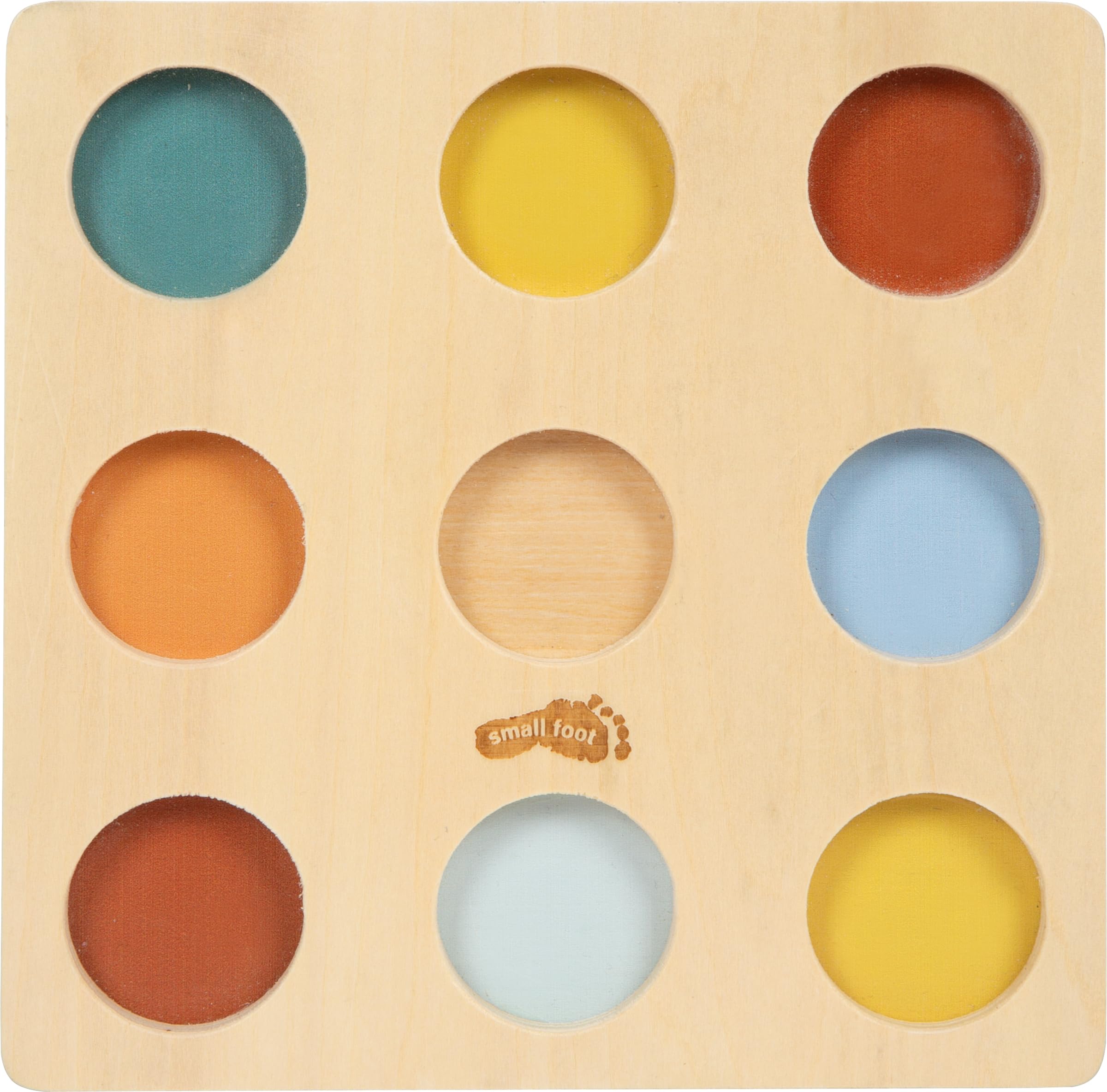 smallfoot Montessori 12815 gioco palline legno 14 pezzi