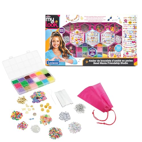 Lexibook CRSS44 kit braccialetti 18 colori perline
