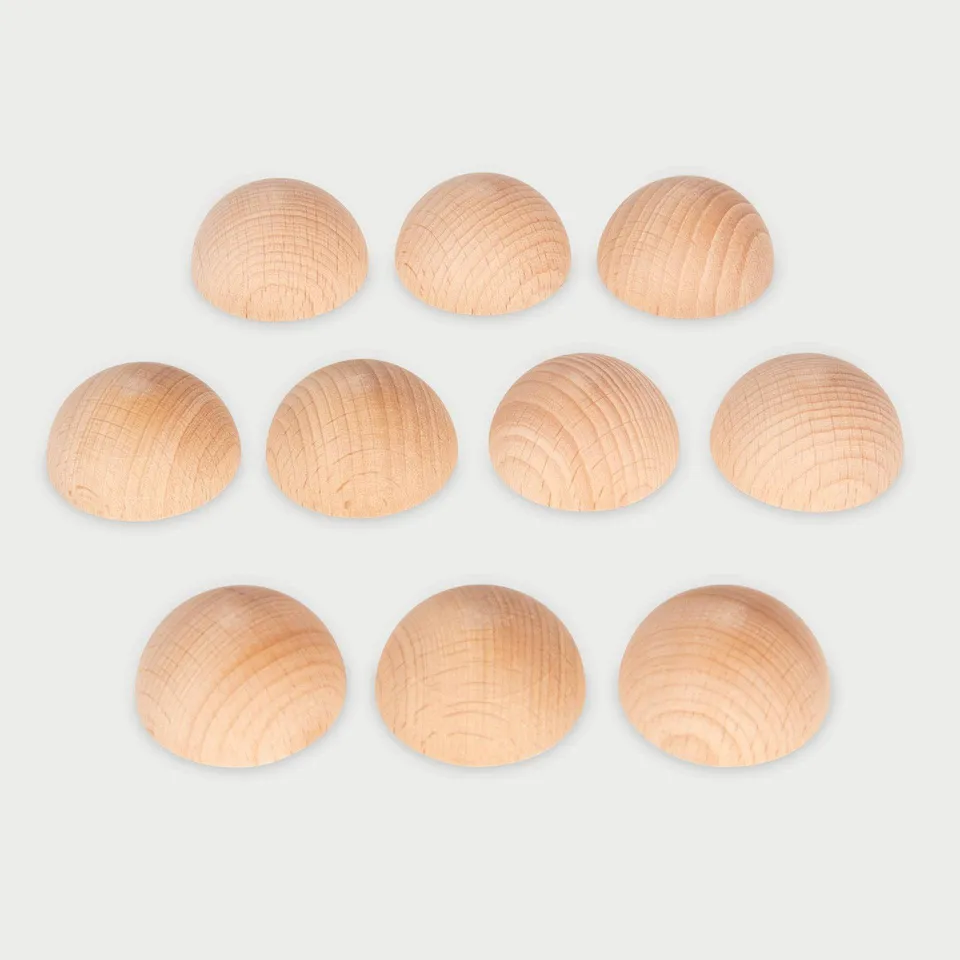 Tickit Semispheres semisfere in legno 10 pz 4 cm