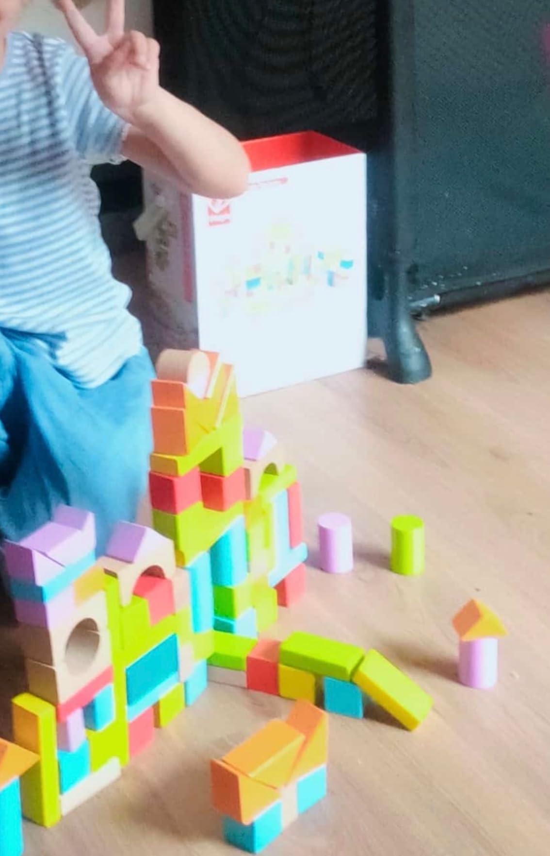 Hape Fantastici Blocchi E8247 Costruzioni Legno 101 Pezzi
