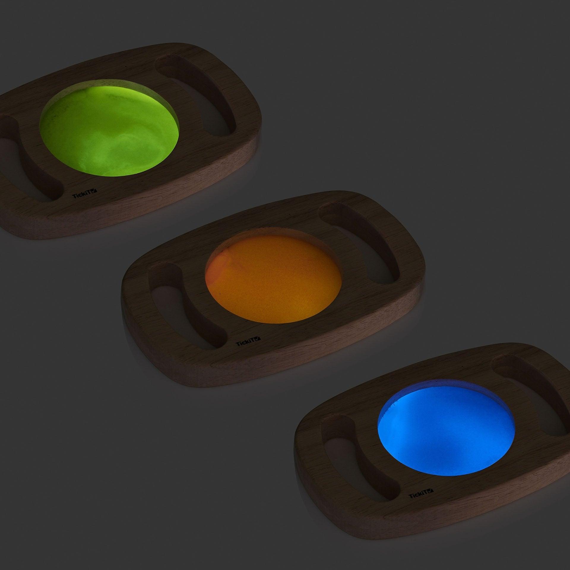 Tickit Easy Hold Glow Panels pannelli sensoriali set 3 pezzi