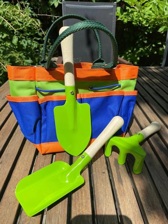smallfoot 12015 borsa da giardino bambini con attrezzi