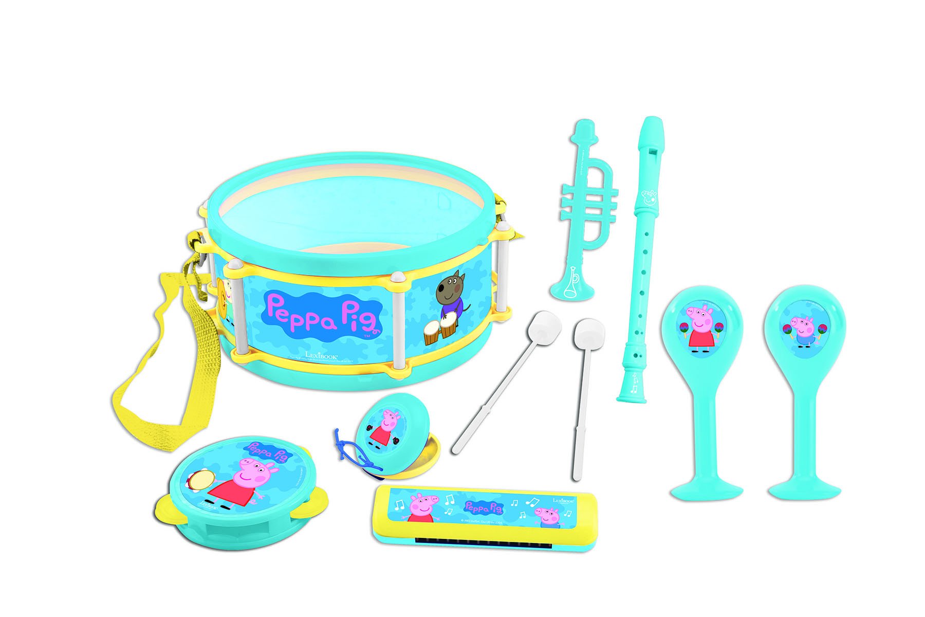 Lexibook K360PP Peppa Pig set 7 strumenti musicali bambini