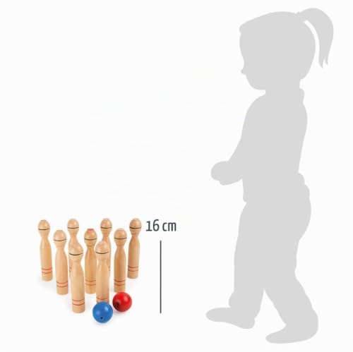 smallfoot birilli grandi gioco in legno da giardino