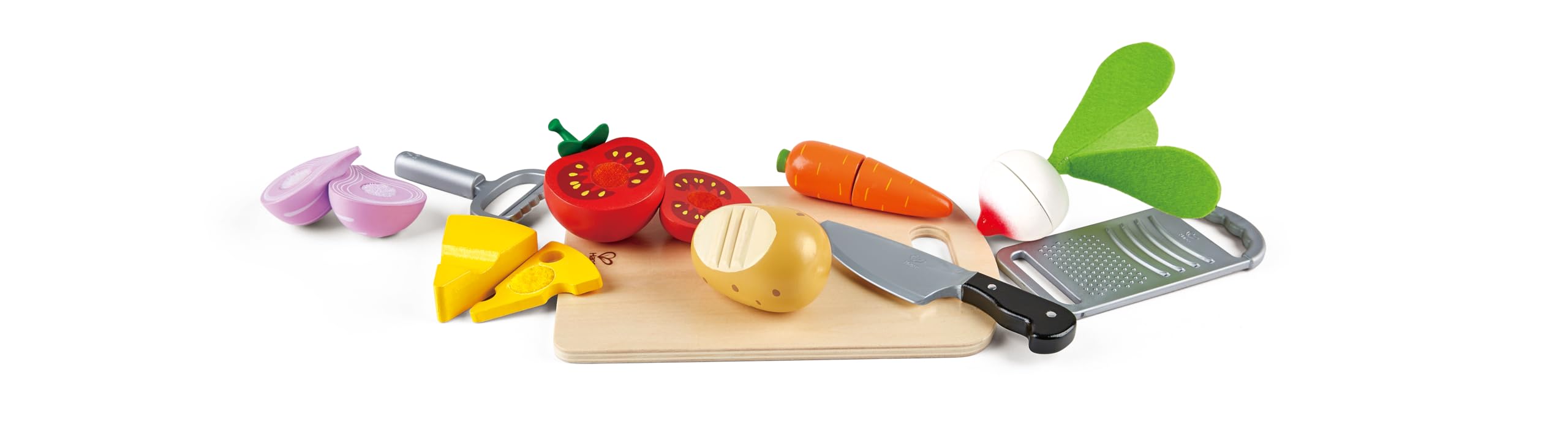 Hape Ingredienti Essenziali set cucina giocattolo ortaggi divisibili