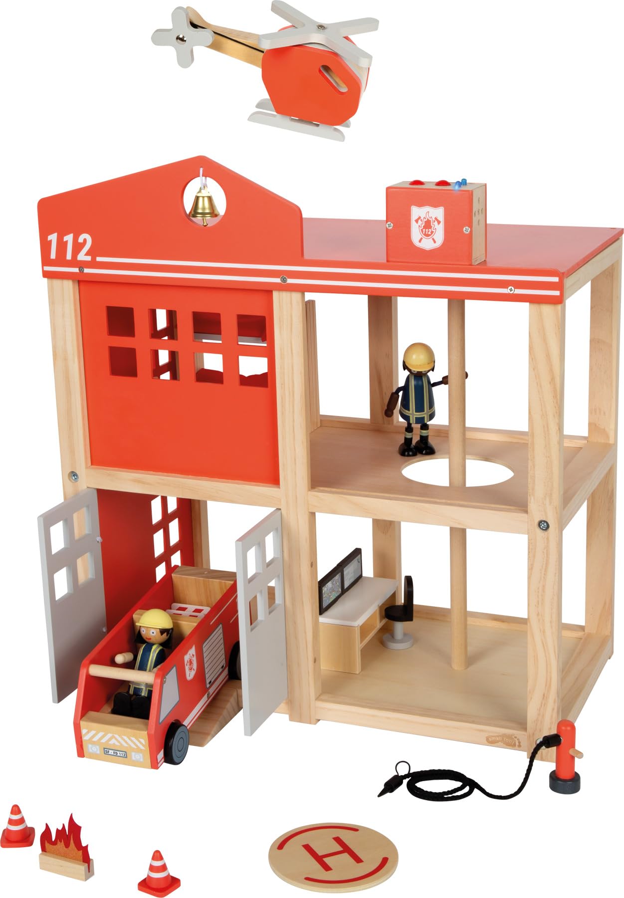 smallfoot Caserma Pompieri Grande gioco legno con accessori