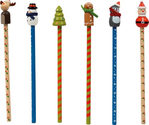 smallfoot Natale set 6 matite legno personaggi