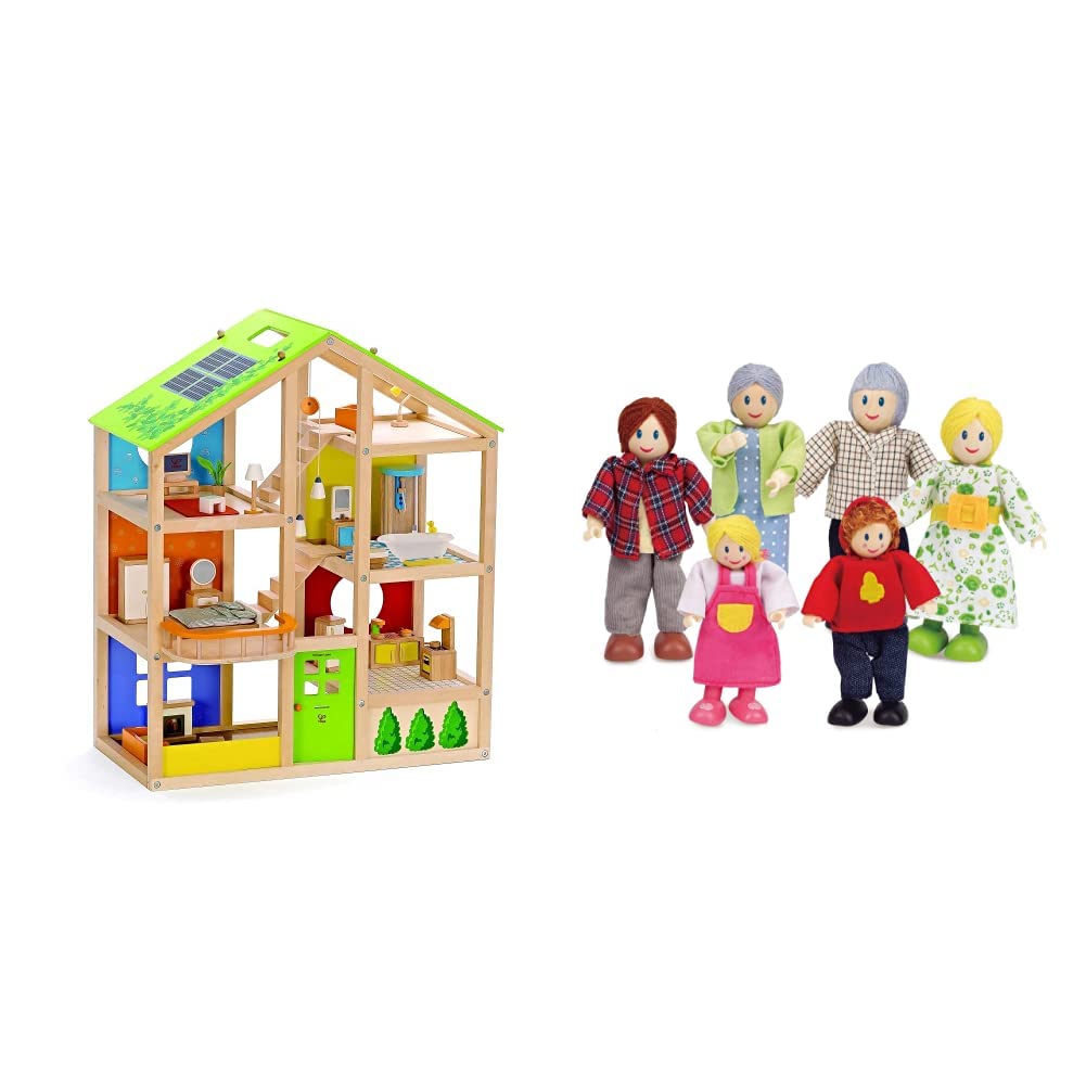 Hape E3401 Casa 4 Stagioni casa bambole legno arredata