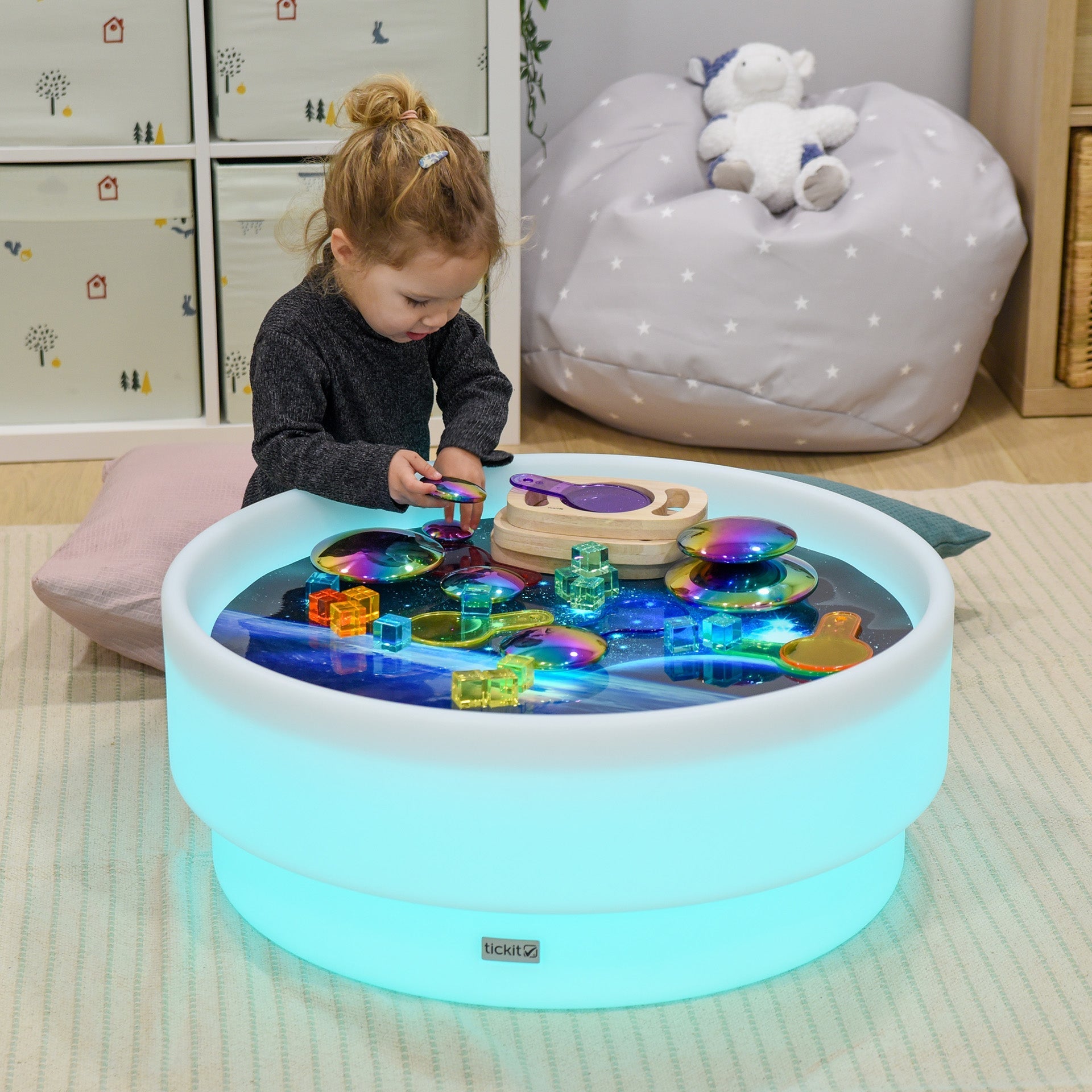Tickit Discovery Glow Low Table tavolo luminoso basso