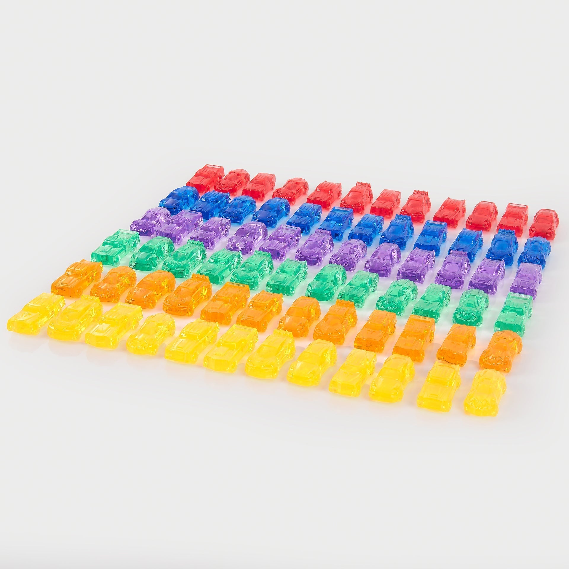Tickit Translucent Colour macchinine traslucide 72 pezzi colorate