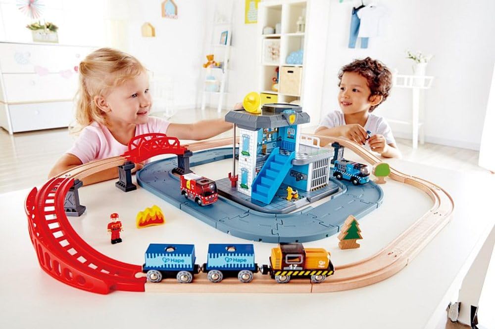 Hape quartier generale polizia pompieri gioco ruolo 3 anni
