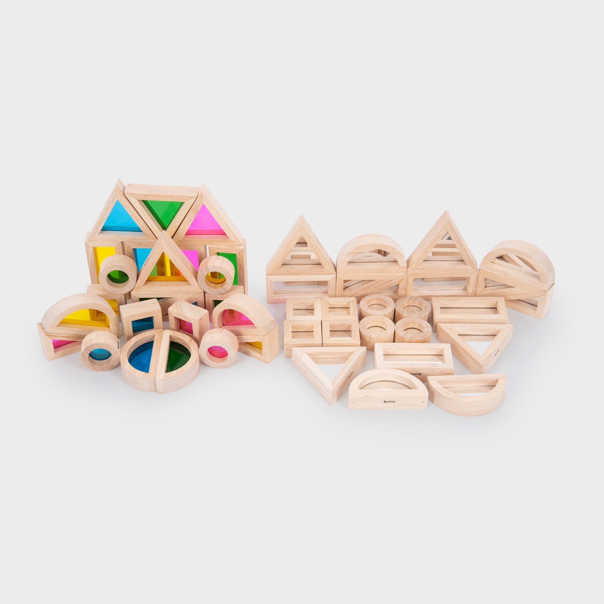 Tickit Rainbow Blocks Mirror Blocks Bundle costruzioni 48 pezzi