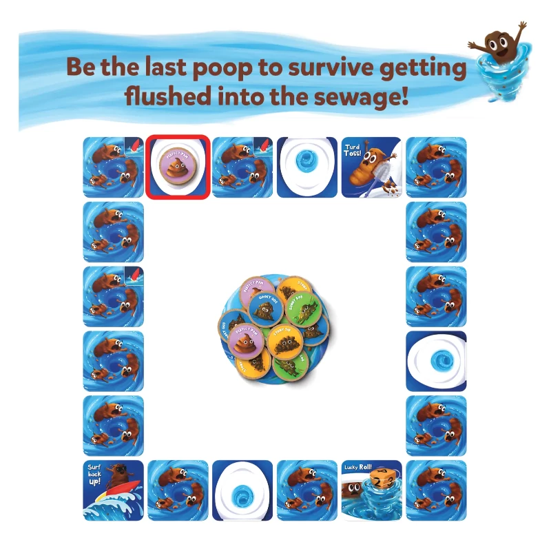 Skillmatics Poop Wars gioco di carte famiglia