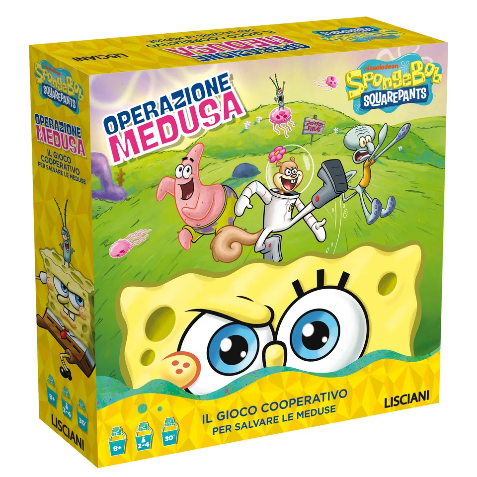 Lisciani SpongeBob Operazione Medusa gioco società cooperativo