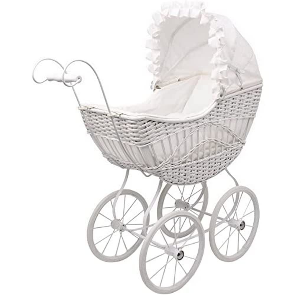 smallfoot Evelin 8770 carrozzina bambole bianca elegante
