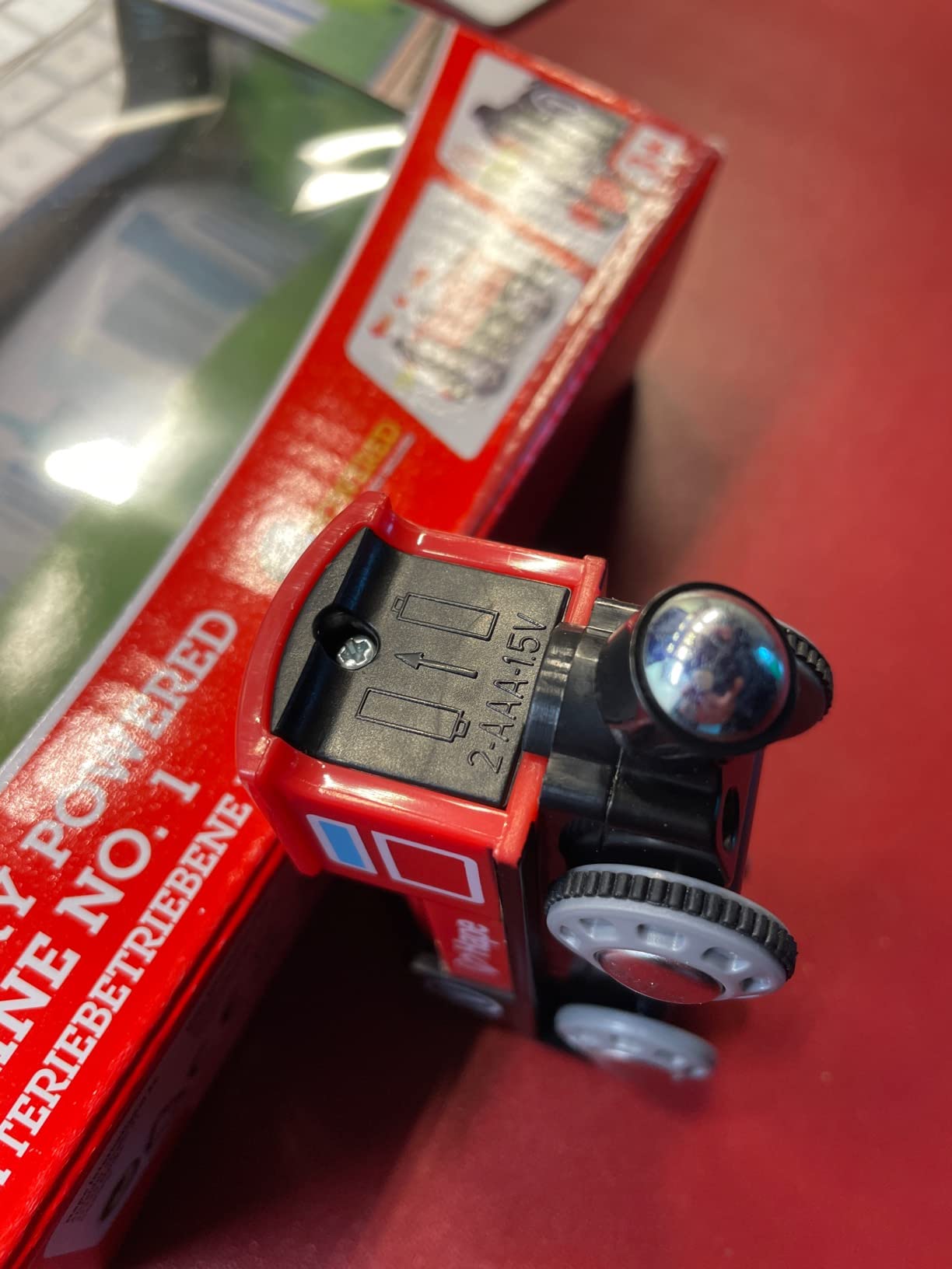 Hape Locomotiva a Batteria trenino rosso con luce
