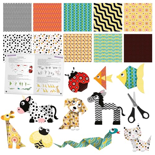 Headu Origami Maculati IT56963 kit creativo animali 4-8 anni
